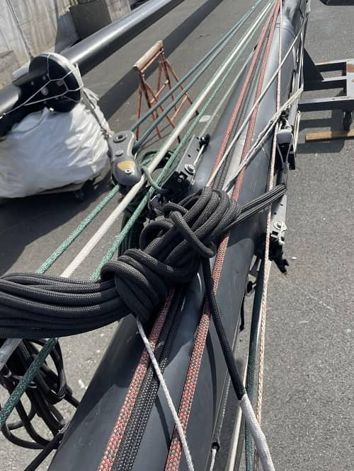 Remplacement de gréement Imoca